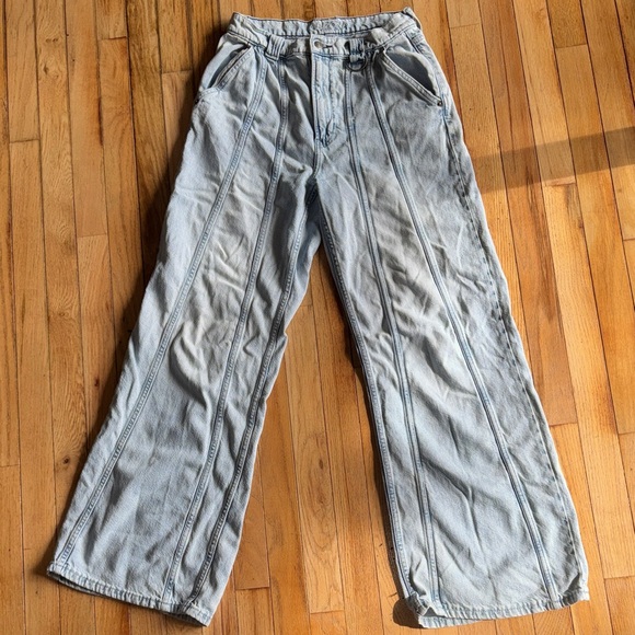 Arizona Jean Company Denim - Arizona High Rise Wide Leg Light Blue Jean Denim